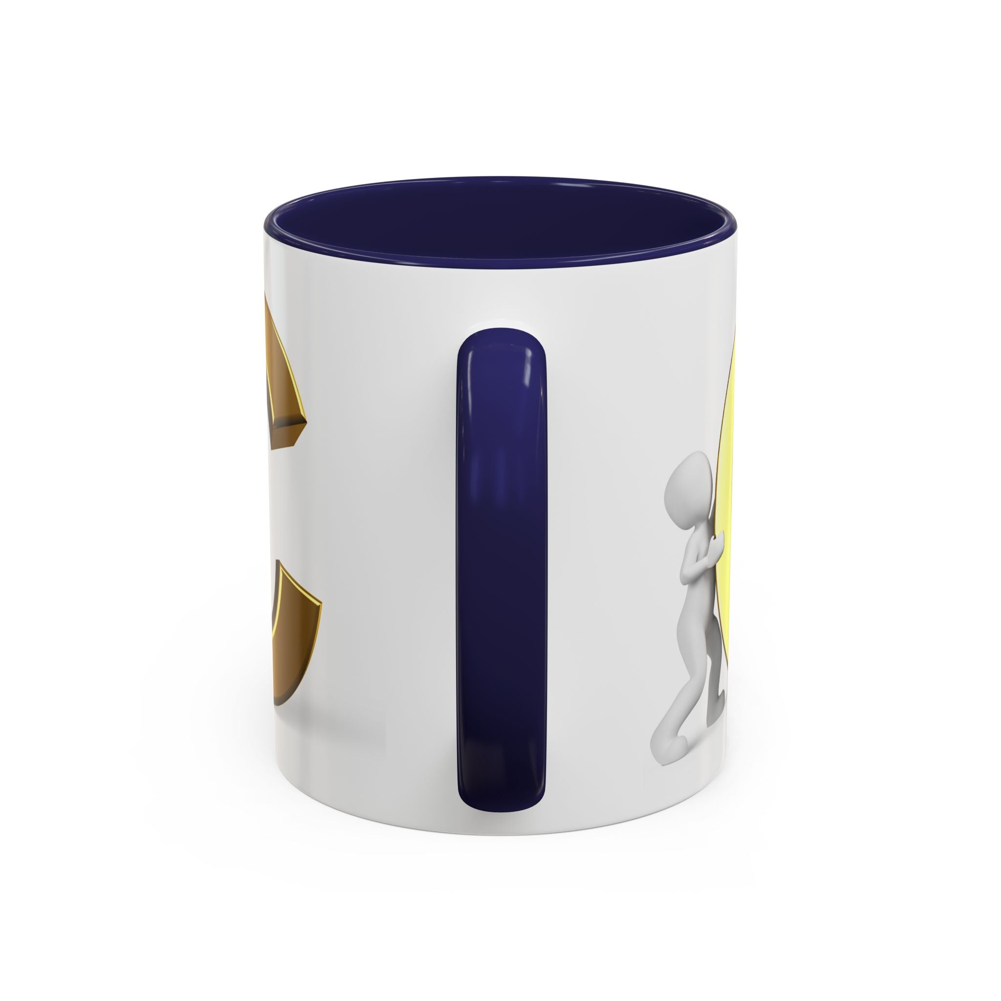 Tasse mit goldenem Buchstaben C | Akzent-Kaffeetasse, Initialbuchstabe C