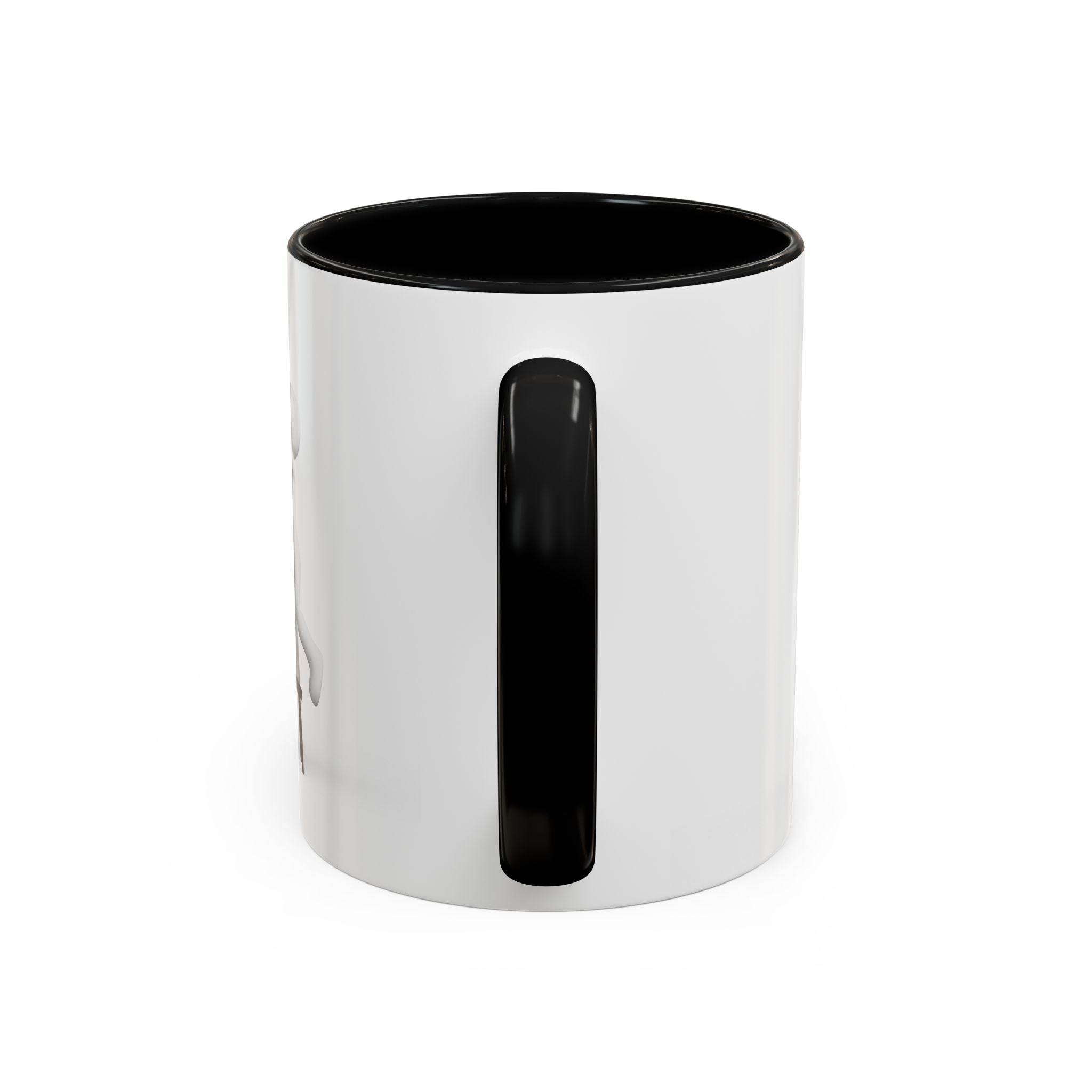 3D Figure Climbing Gold Letter i Mug | Accent Coffee Mug
