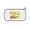 Gold 3D Letter N with Stick Figure Passport Wallet | Personalized Monogram Travel Case