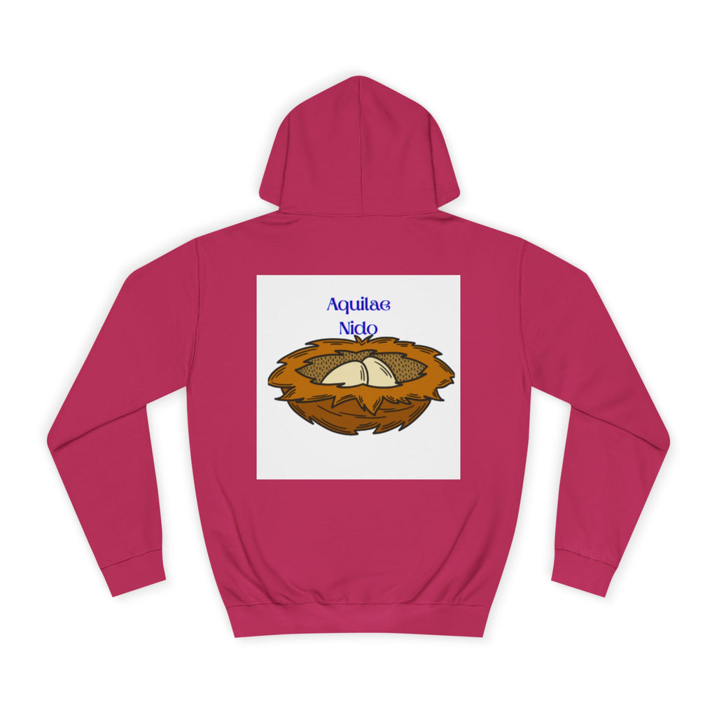 Aquilae Nido Nest Illustration Hoodie | College Crest Style