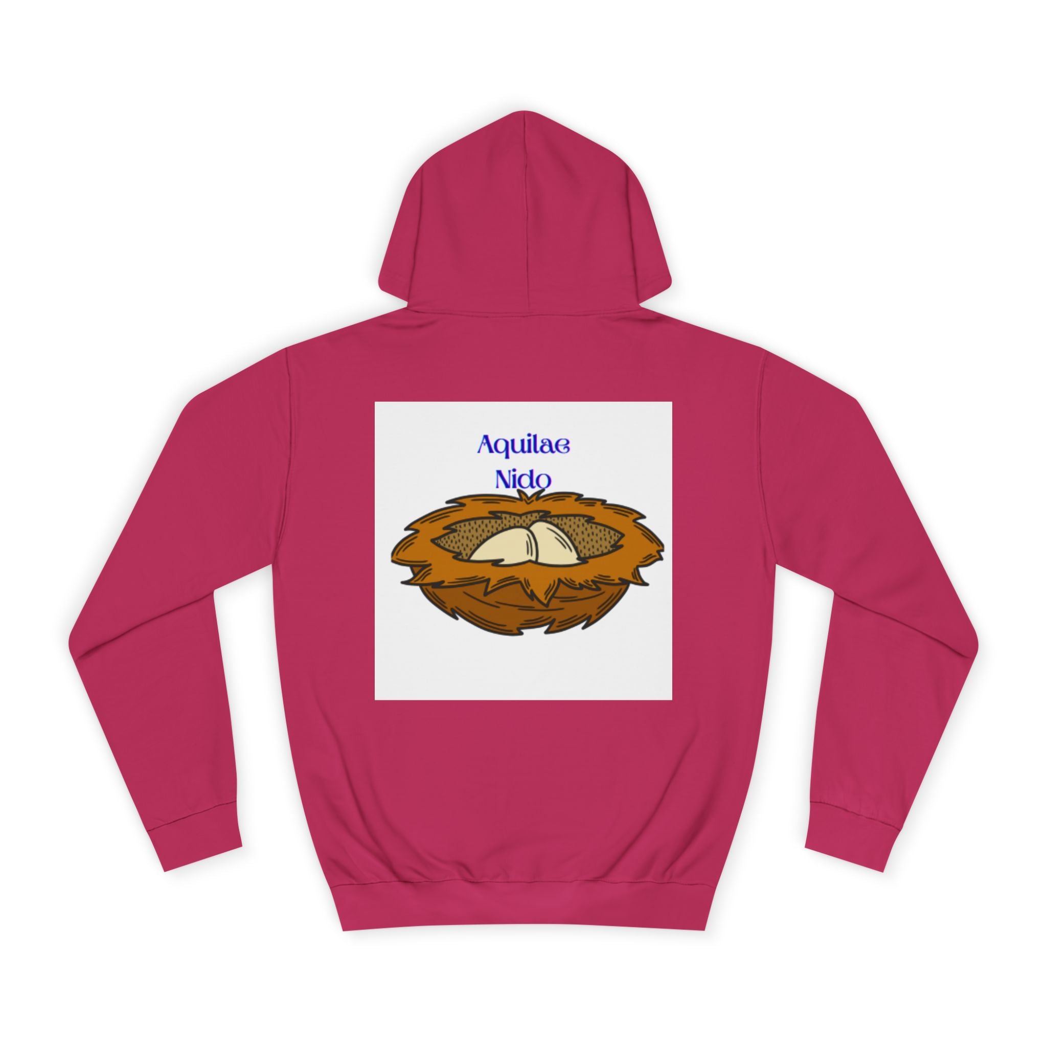 Aquilae Nido Nest Illustration Hoodie | College Crest Style