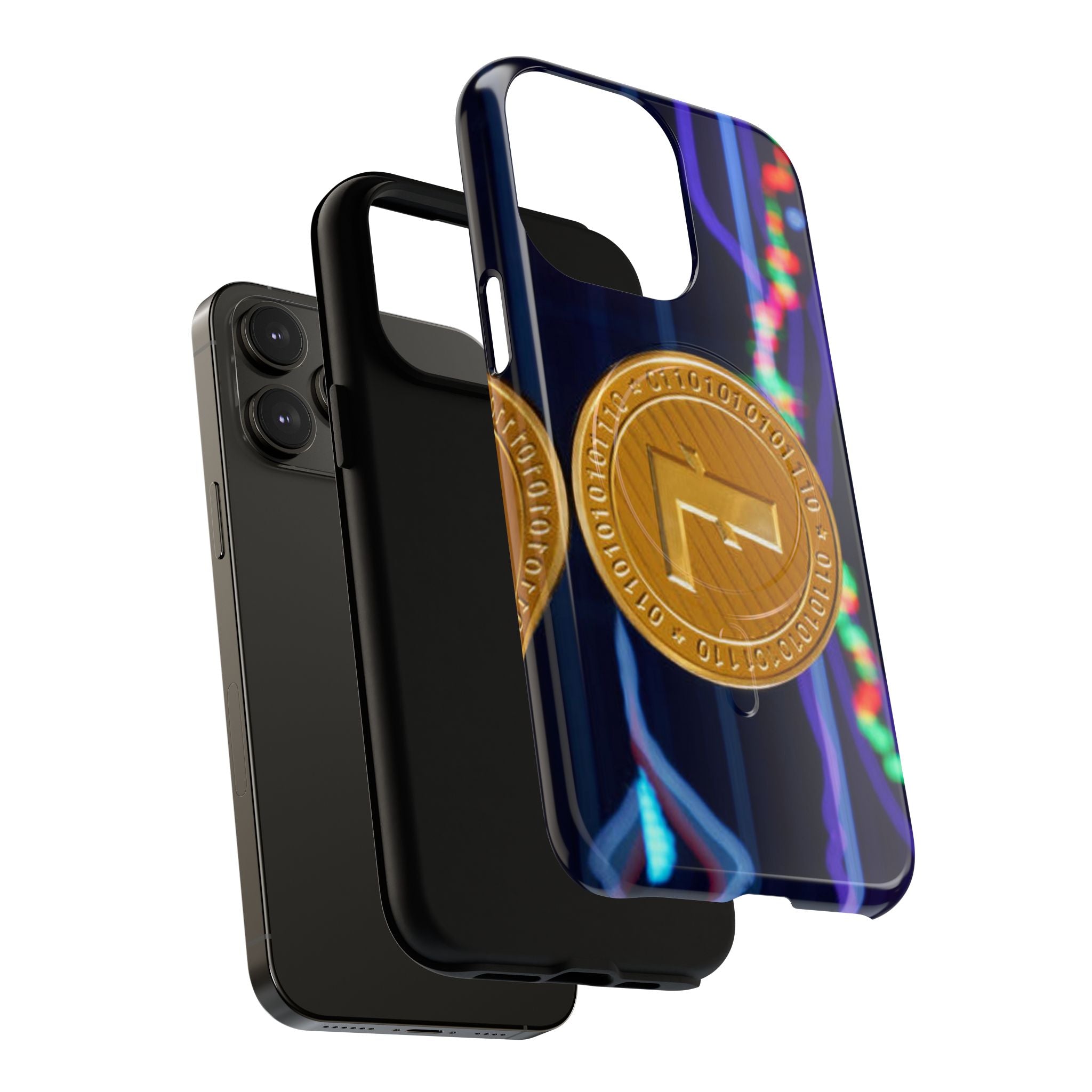 Litecoin Crypto Coin Phone Case | Tough Magnetic Case, Blockchain Design