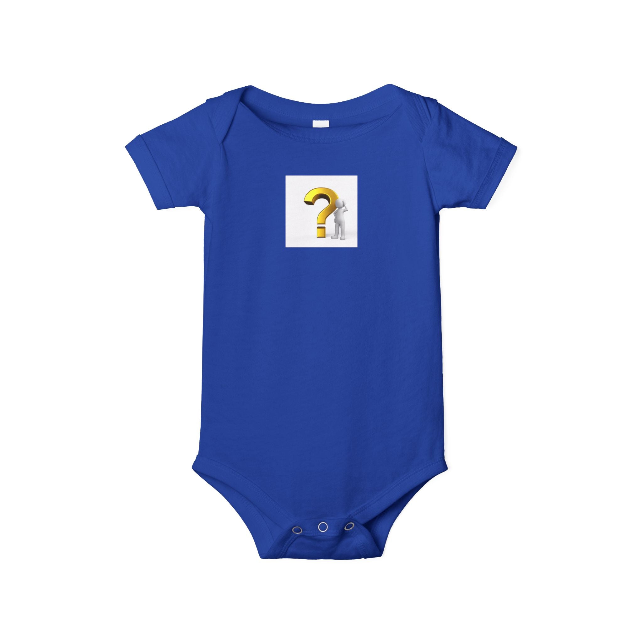 Body pour bébé avec point d'interrogation doré | Barboteuse bébé curieux
