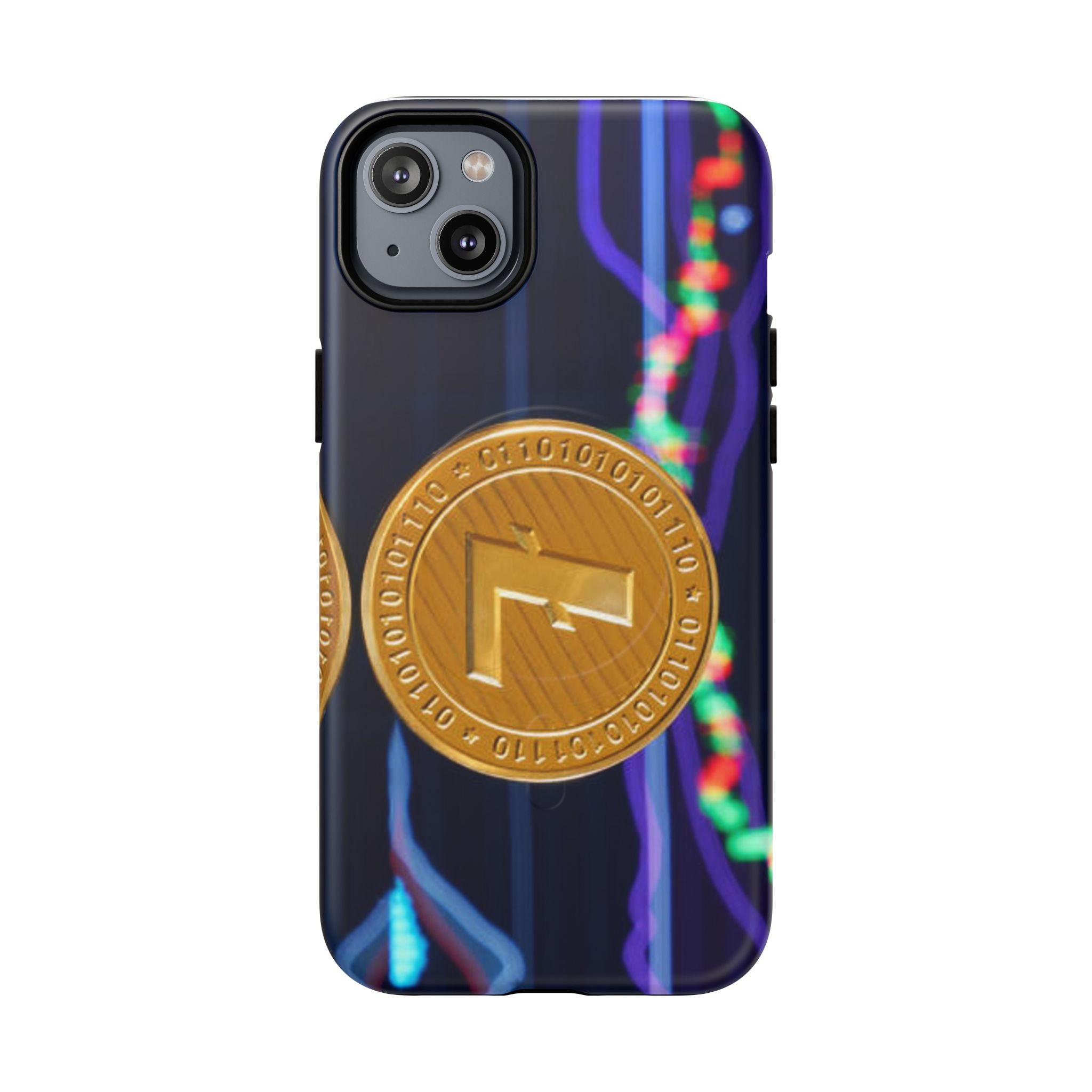 Coque de téléphone Litecoin Crypto Coin | Coque magnétique résistante, design Blockchain