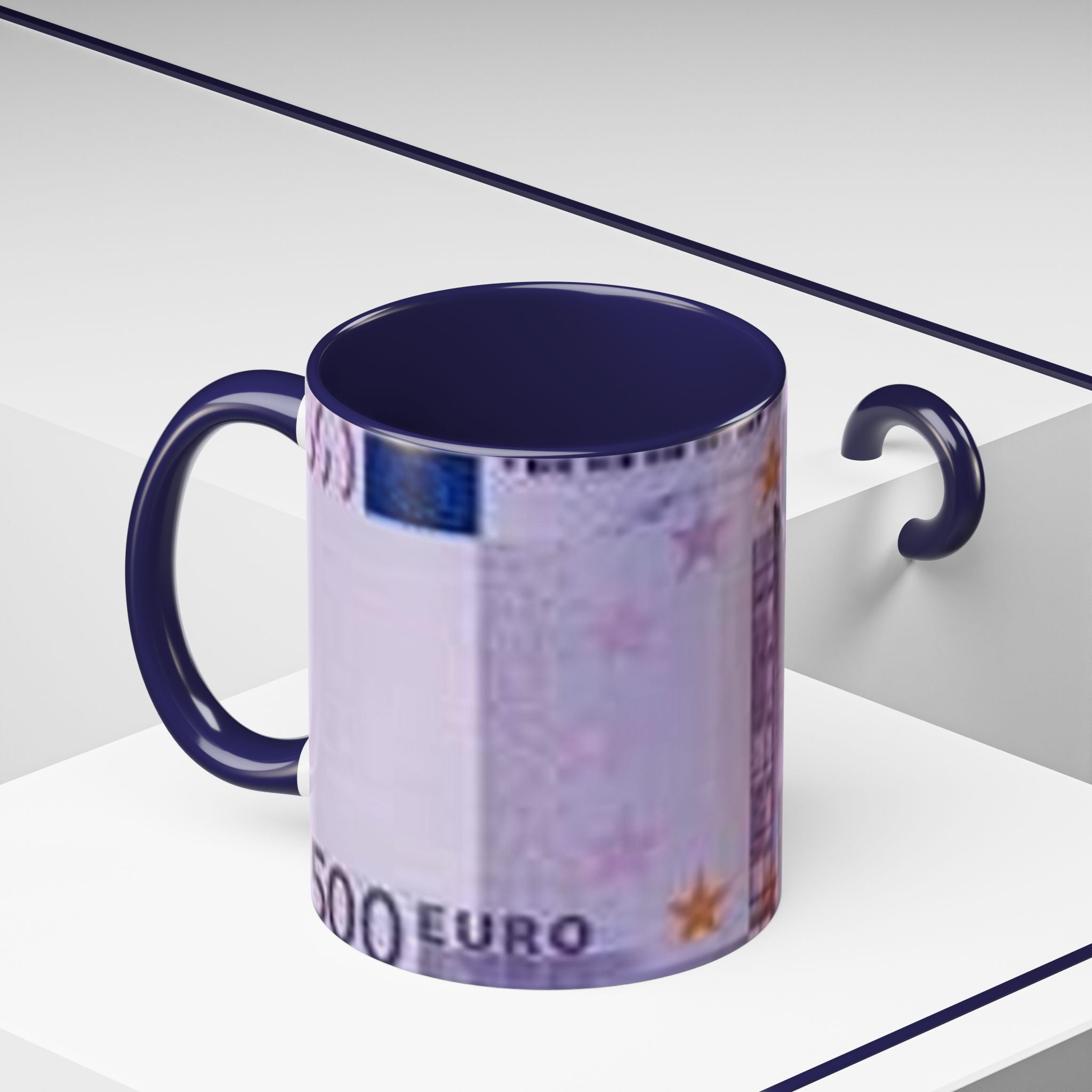 500 Euro Banknote Tasse | Akzent-Kaffeetasse 11oz 15oz