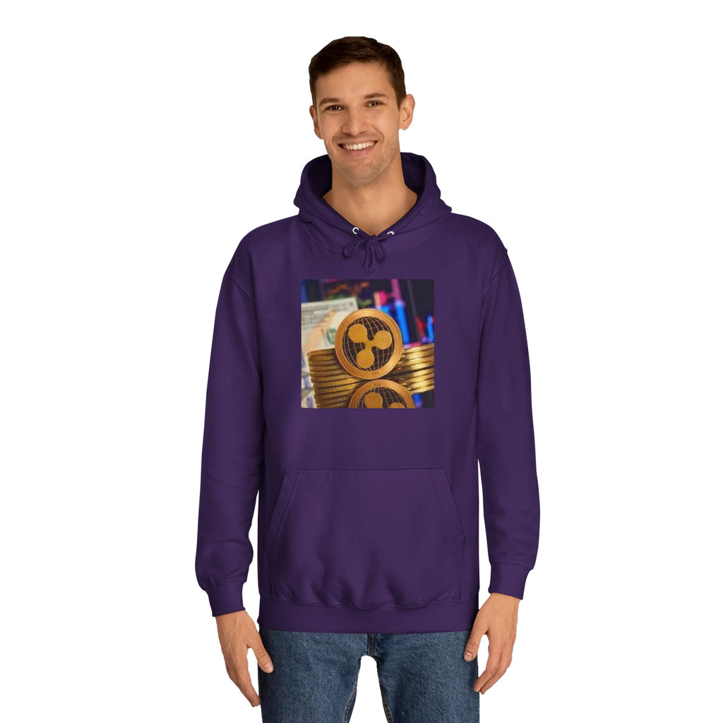Ripple Cryptocurrency Hoodie | Ripple Coin Graphic, Crypto Stack, Blockchain Fashion