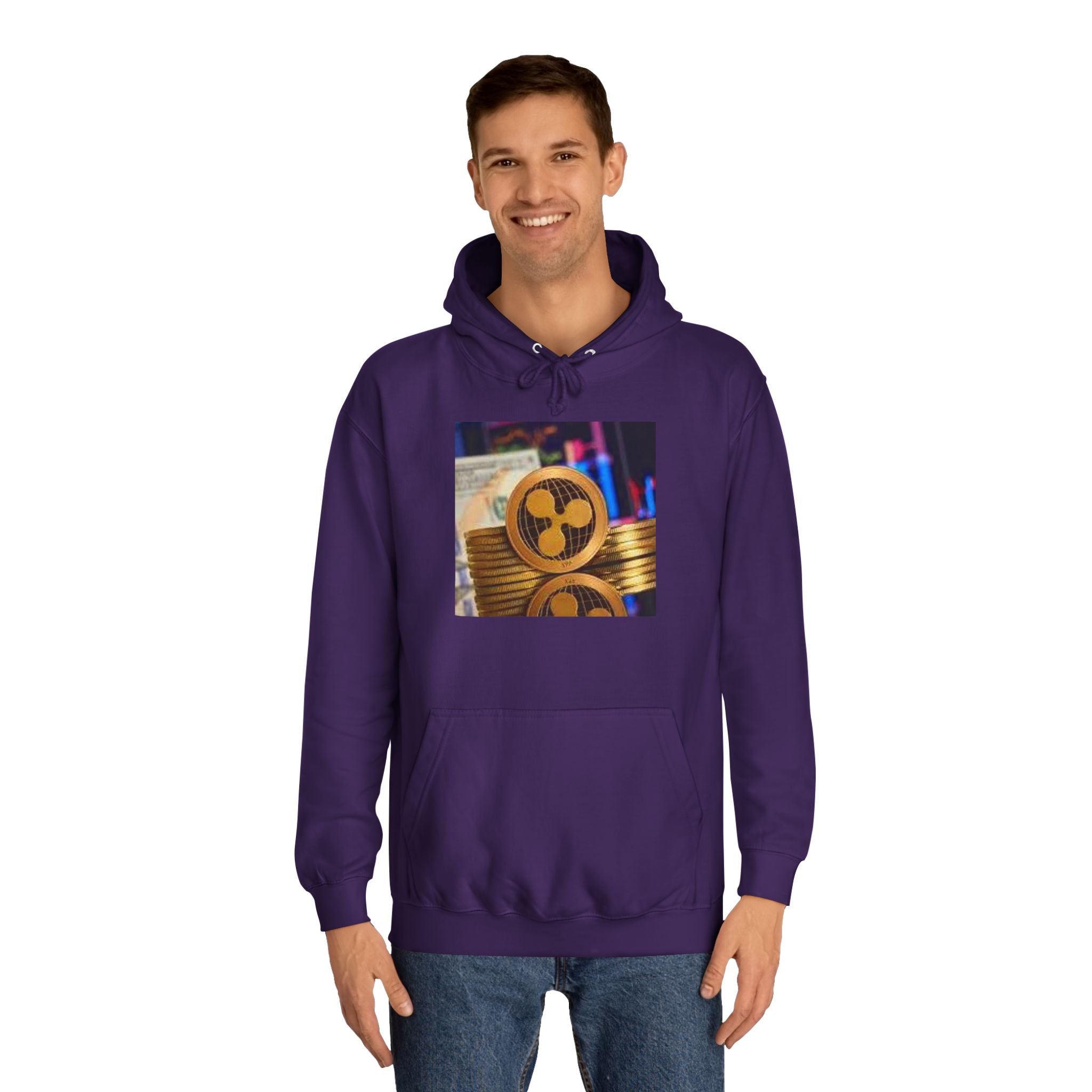 Ripple Cryptocurrency Hoodie | Ripple Coin Graphic, Crypto Stack, Blockchain Fashion