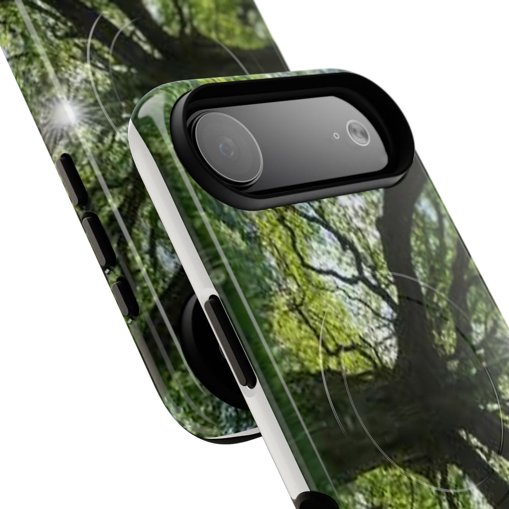 Sunlit Oak Tree Phone Case | Tough Magnetic Case