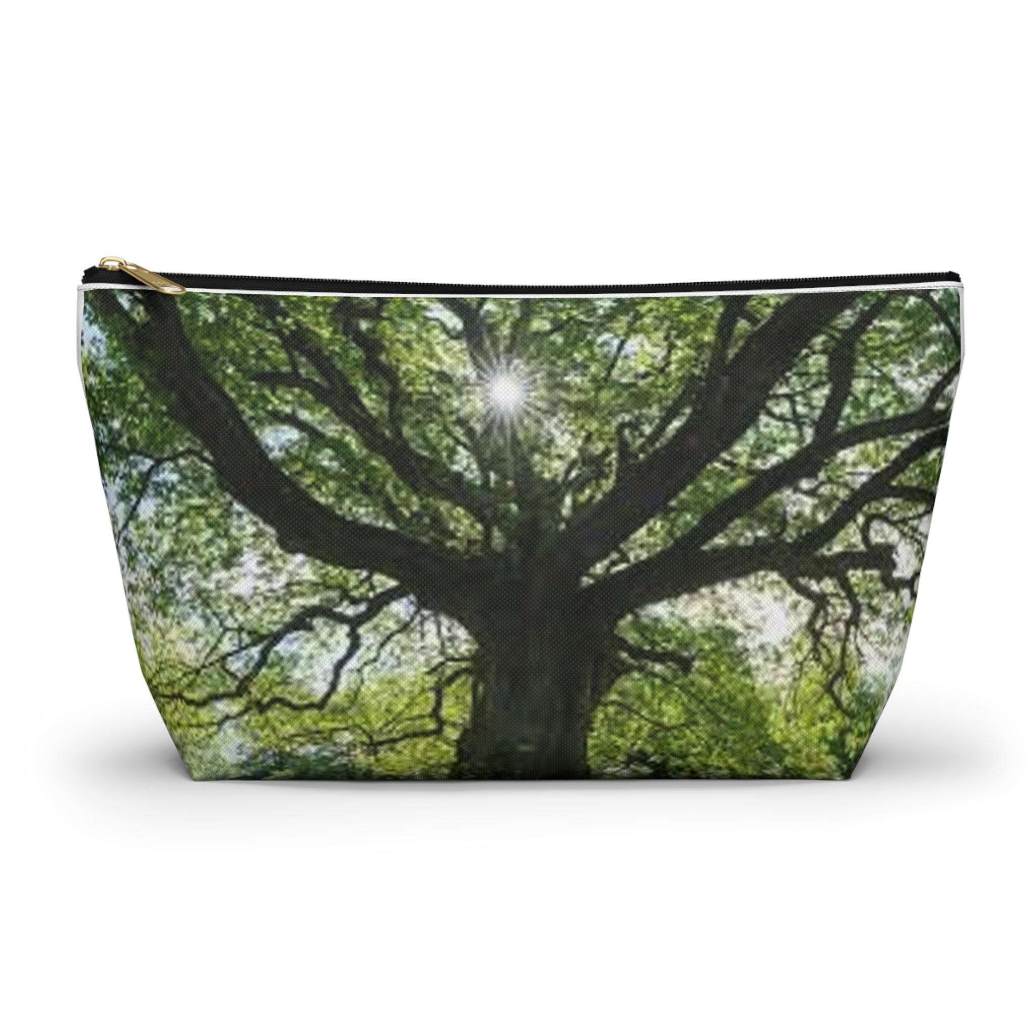 Sunlit Oak Tree Accessory Pouch | T-Bottom Makeup Bag