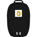 Yellow Letter D Monogram Backpack | Embroidered Initial Patch