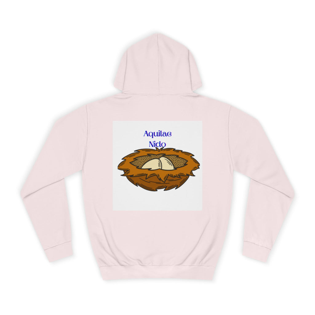 Aquilae Nido Nest Illustration Hoodie | College Crest Style