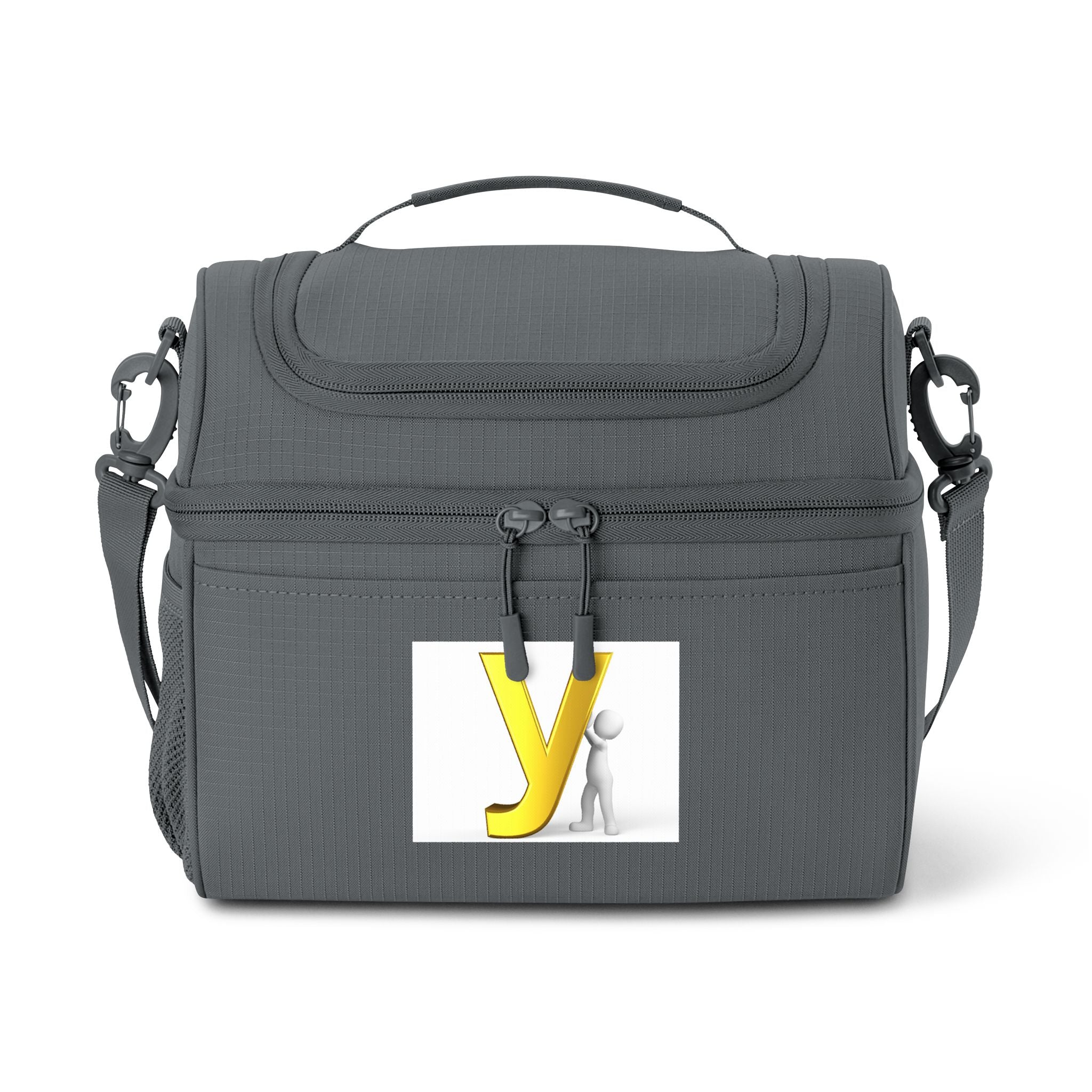 Yellow Letter Y Logo Cooler Bag | Insulated Lunch Tote