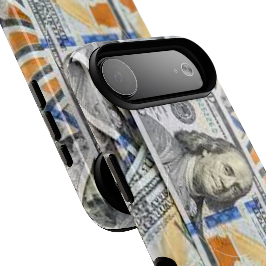 Hundred Dollar Bills Phone Case | Tough Magnetic Case, Money Pattern