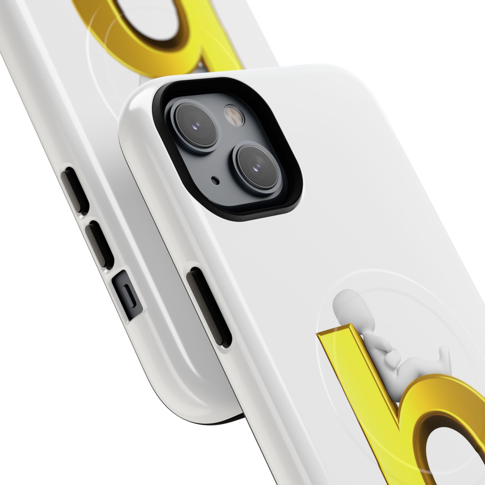 Gold Letter B Phone Case | Tough Magnetic Case
