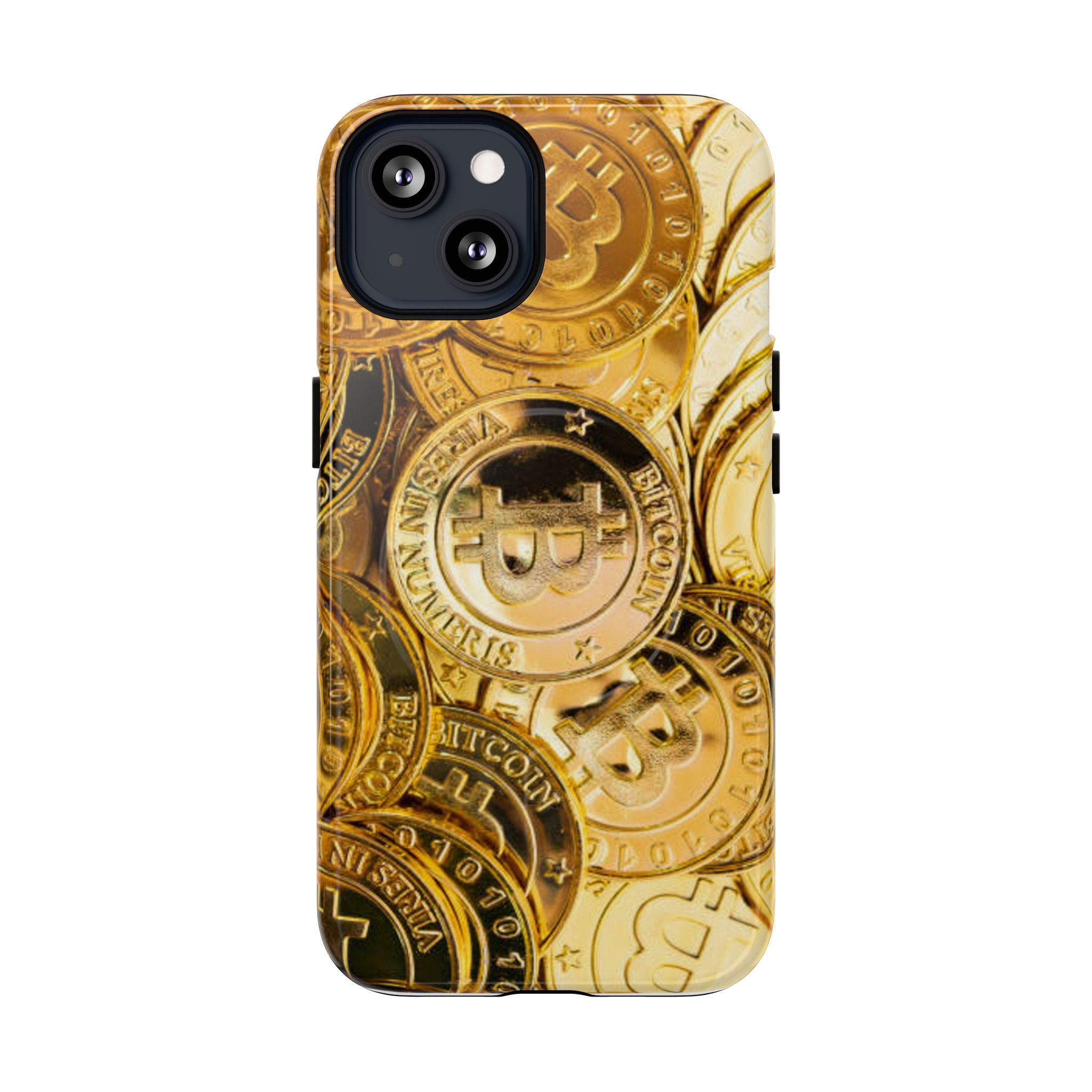 Coque de Téléphone Bitcoin Or | Coque Magnétique Robuste