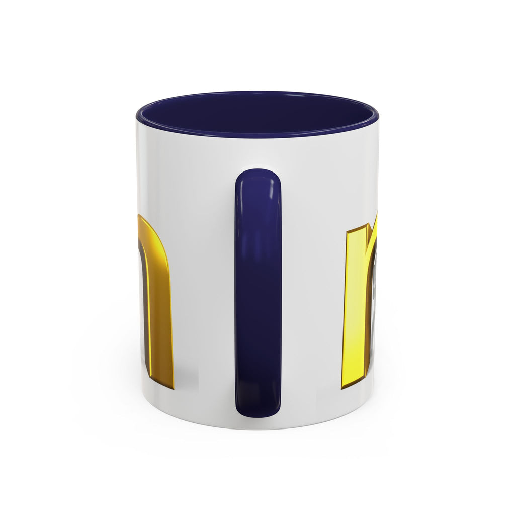 Gold Letter M Monogram Mug | Accent Coffee Mug