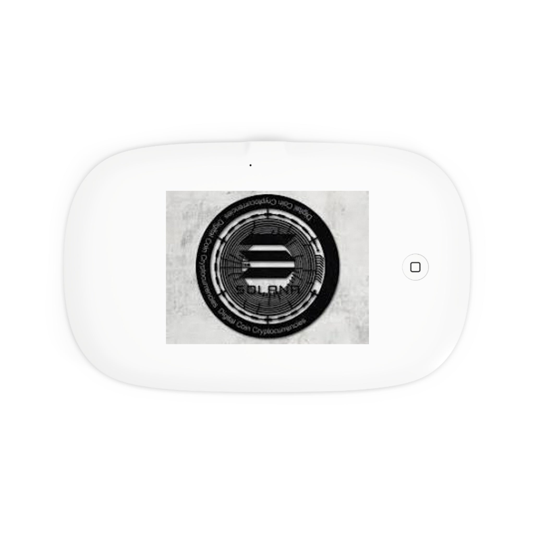 Solana Cryptocurrency Coin UV Phone Sanitizer and Wireless Charging Pad