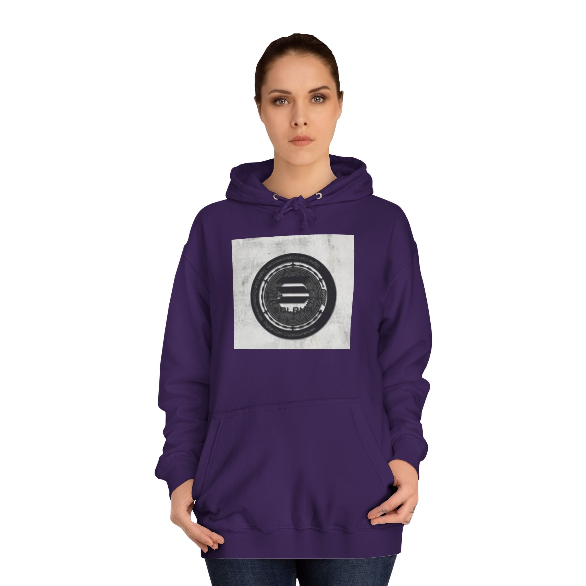 Solana Cryptocurrency Coin Hoodie | Retro Music Graphic