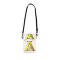 Gold 3D Letter Ä Cell Phone Wallet | Small Crossbody Phone Pouch