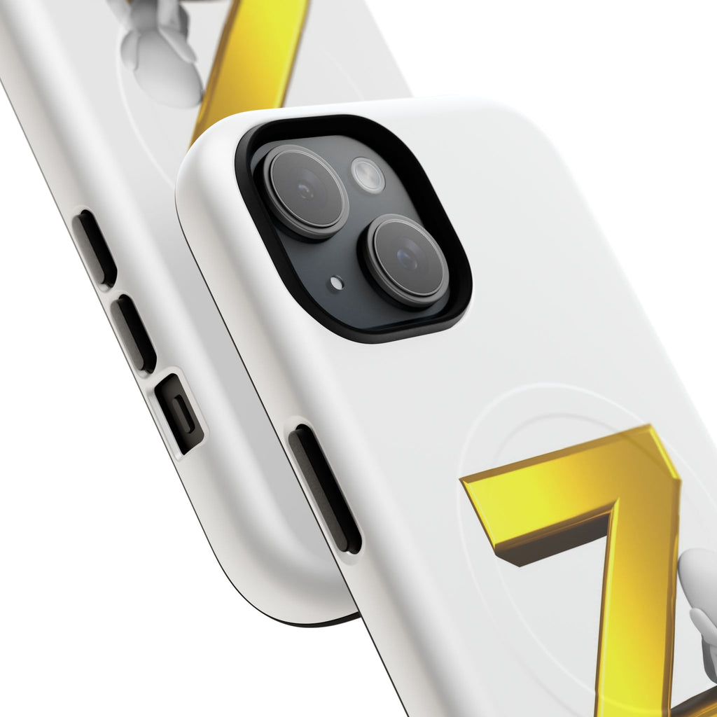 Gold 3D Letter Z Phone Case | Tough Magnetic Case, Monogram Initial