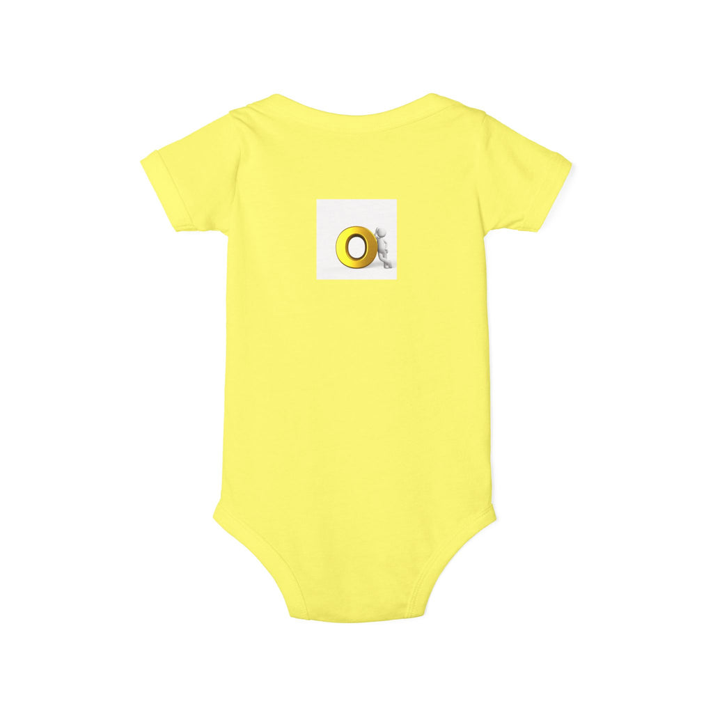 Gold Letter O Infant Onesie | Infant One Piece