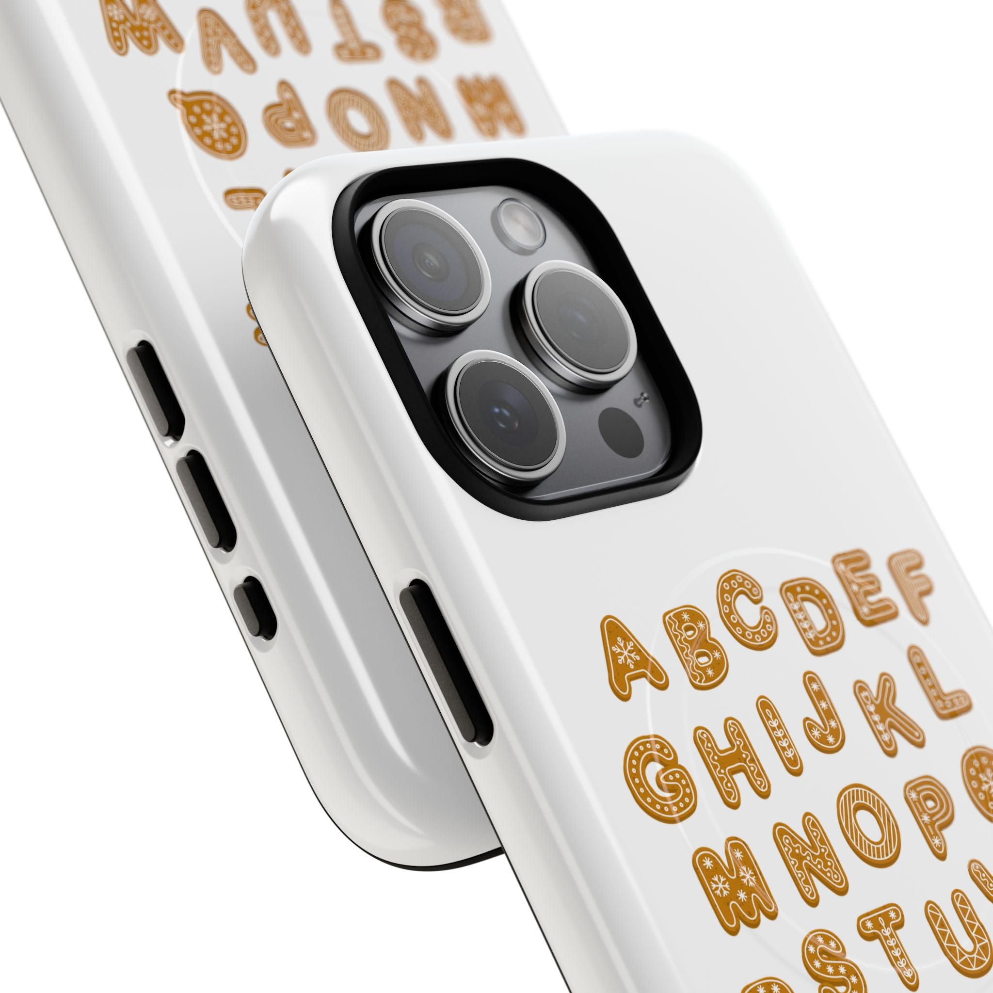 Cookie Alphabet Phone Case | Tough Magnetic Case, Cute Lettering
