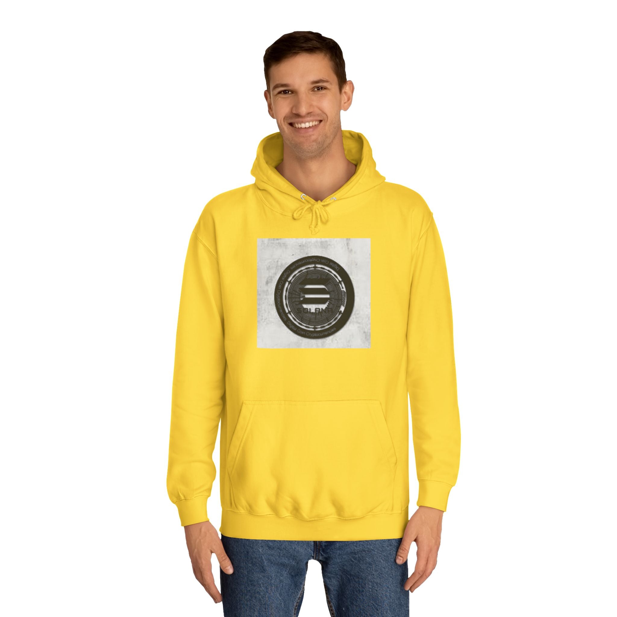 Solana Cryptocurrency Coin Hoodie | Retro Music Graphic