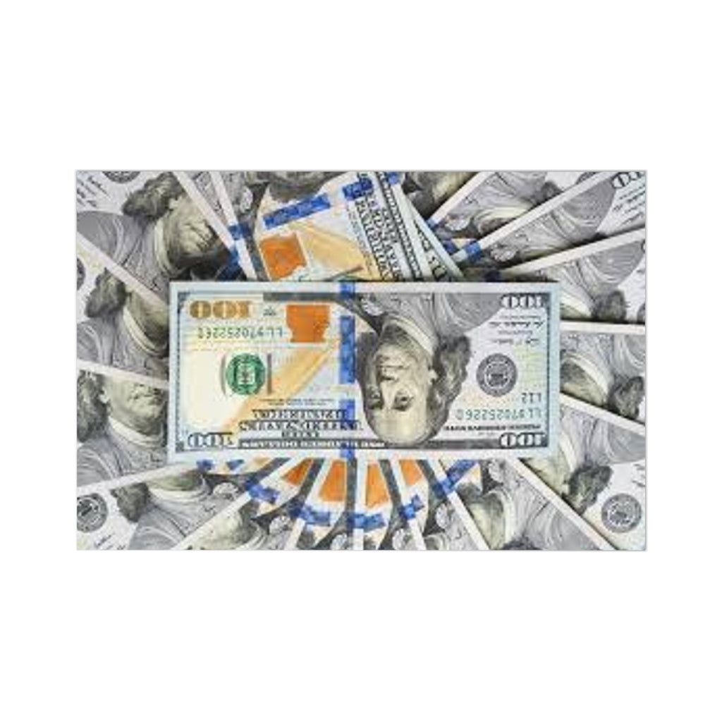 Hundred Dollar Bill Postcards | Money Stack Postcard Set (7 pcs)
