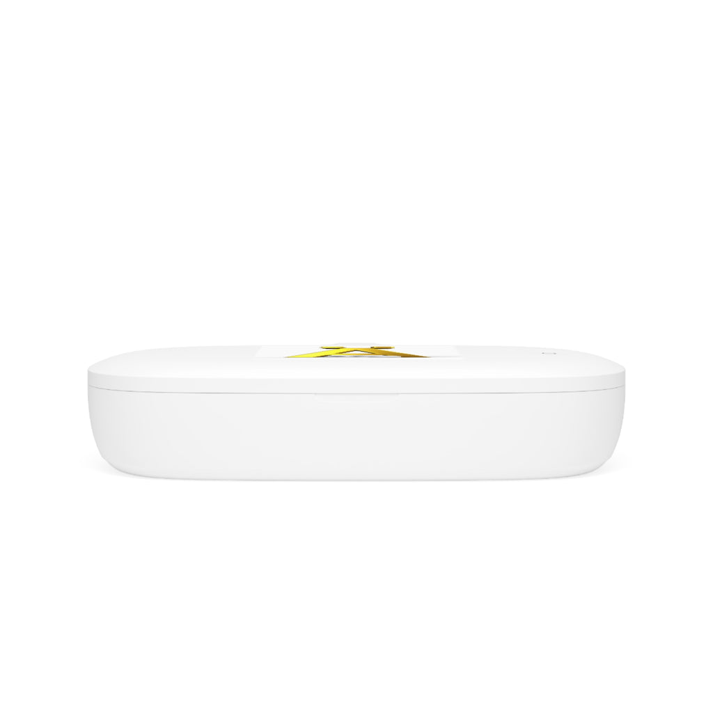 Gold Letter Ä Icon UV Phone Sanitizer and Wireless Charging Pad