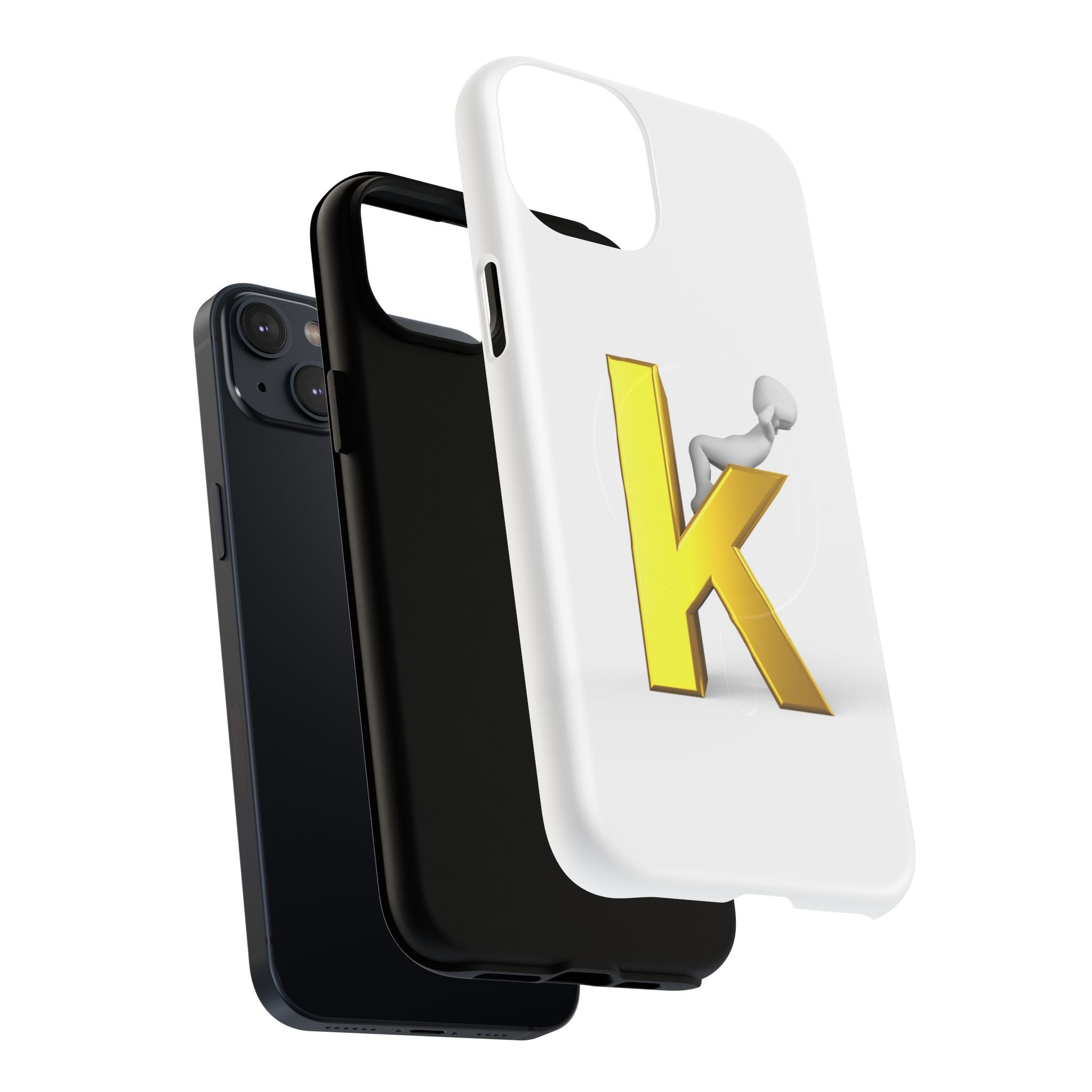 Letter K Logo Phone Case | Tough Magnetic Case, Initial Monogram