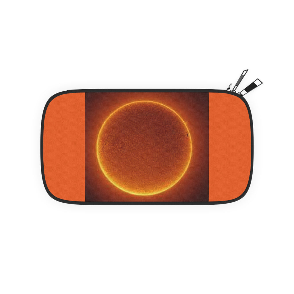 Solar Disk Passport Wallet | Orange Sun Astronomy Design