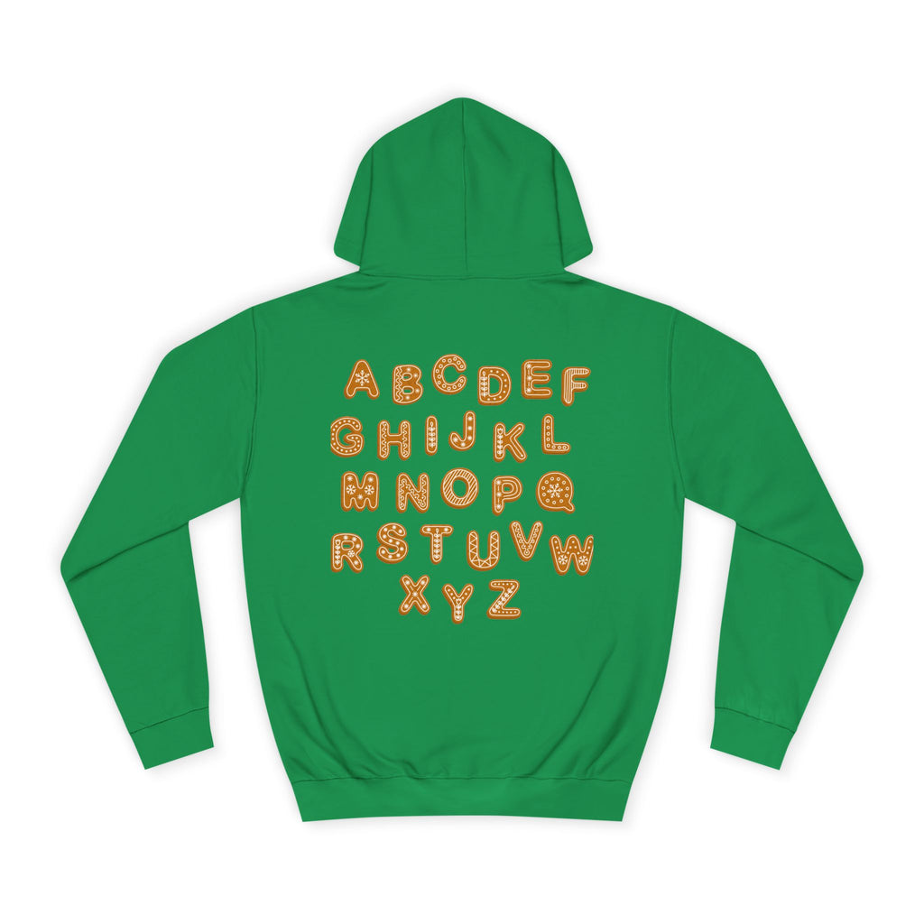 Cookie Alphabet Hoodie | Letters A to Z Cookie Font Sweatshirt