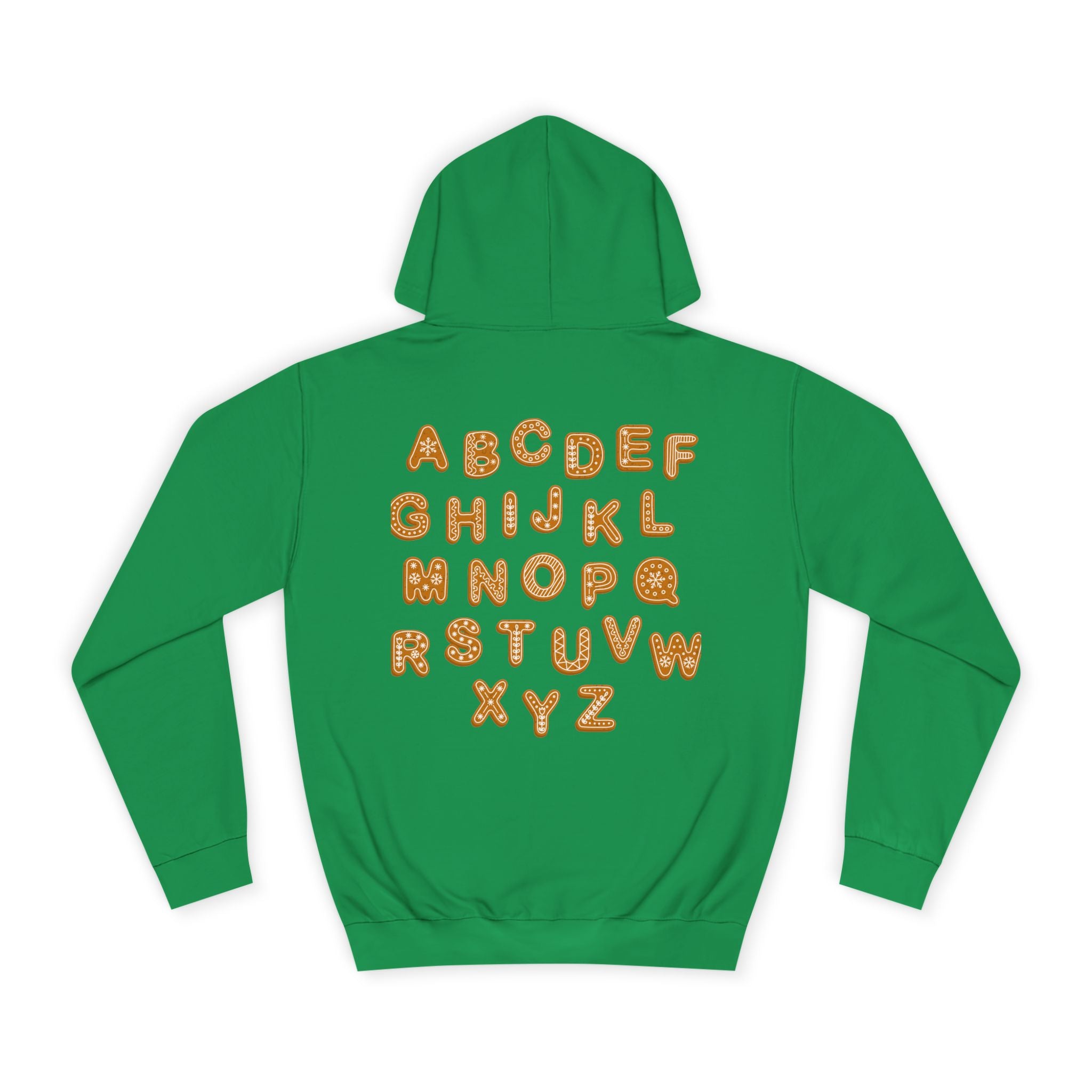 Cookie Alphabet Hoodie | Letters A to Z Cookie Font Sweatshirt