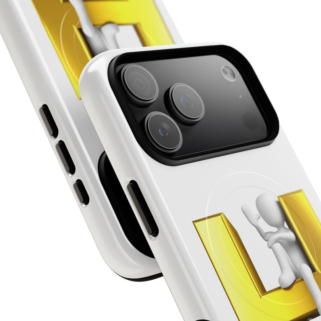 Gold Letter H Climber Phone Case | Tough Magnetic Case