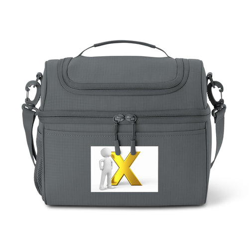 Sac isotherme pour déjeuner avec figurine 3D et glacière X dorée