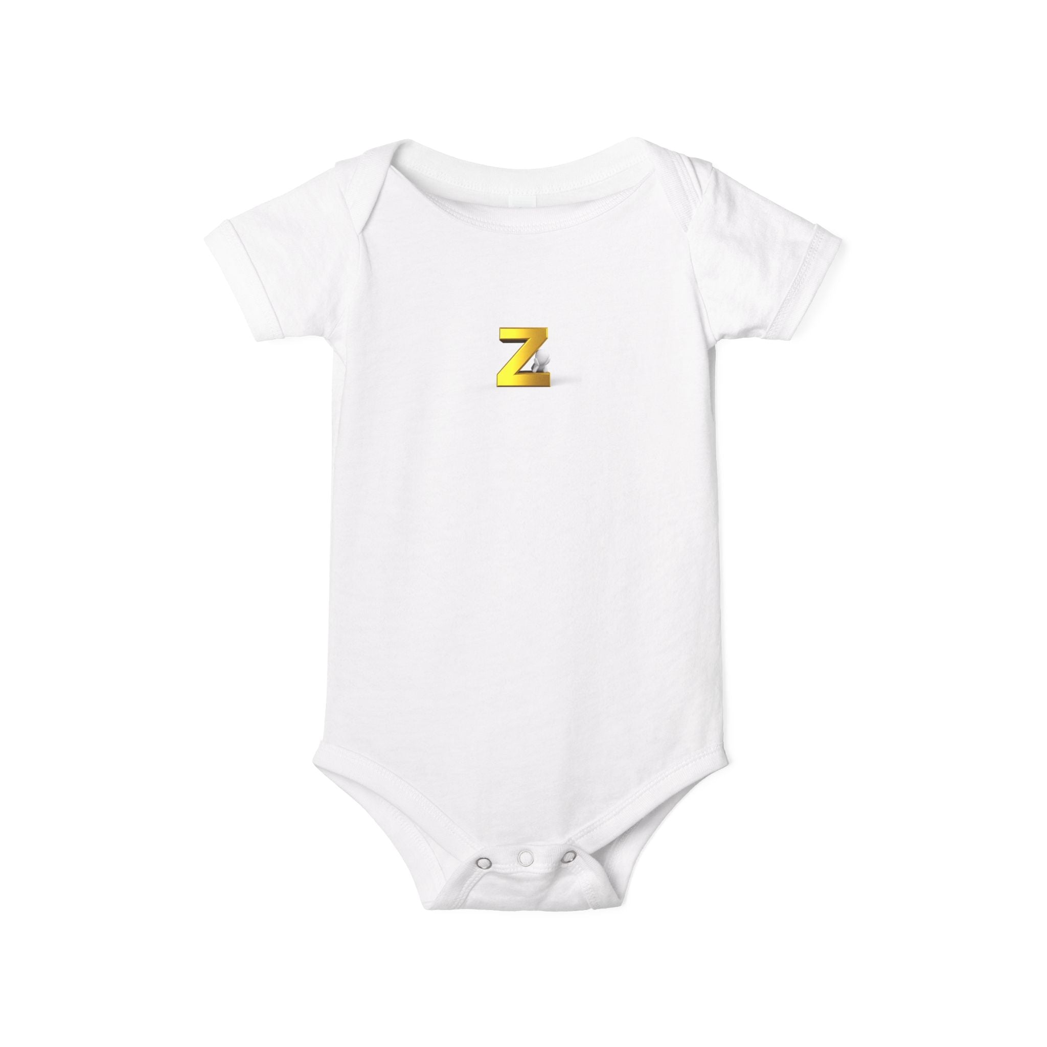 Grenouillère Bébé Lettre Z Dorée | Monogramme Body Bébé