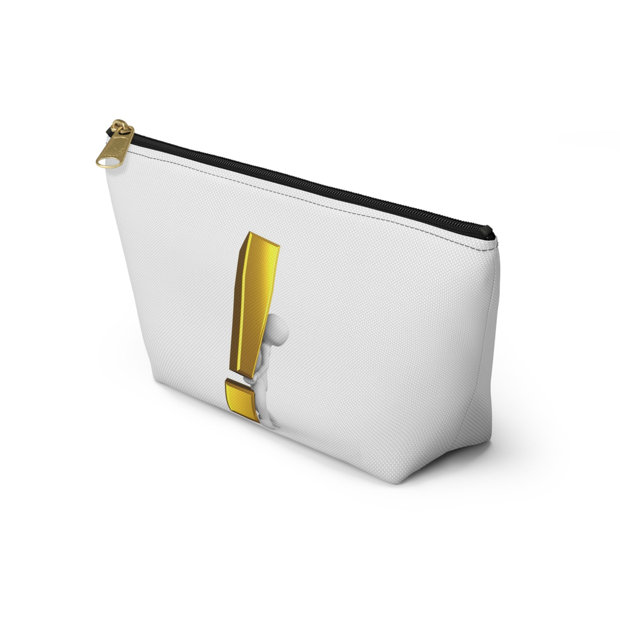 3D Figure Holding Gold Exclamation Mark Accessory Pouch