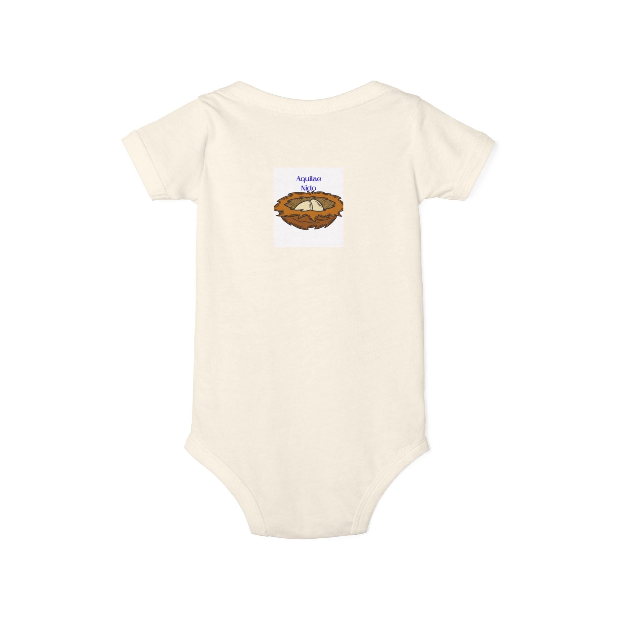 Baby Bird Nest Onesie | Infant One Piece with Nest Illustration
