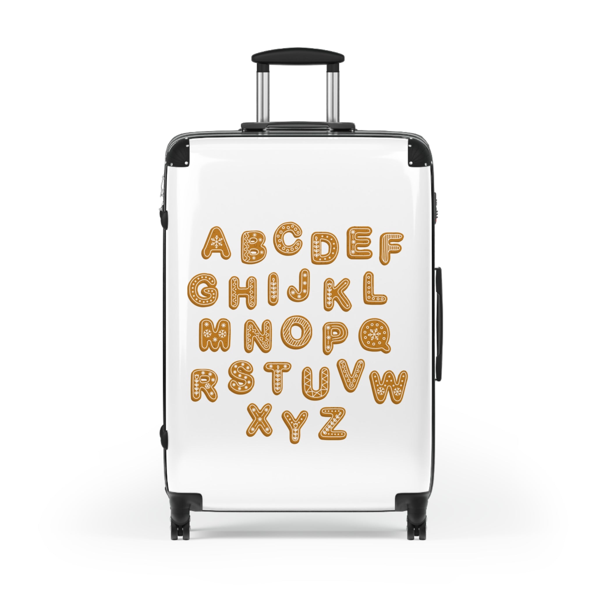 Valise Biscuits Alphabet | Housse de Bagage Lettres Alphabet, Voyage Enfants