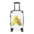 Gold Letter A Suitcase | Personalized Initial Luggage