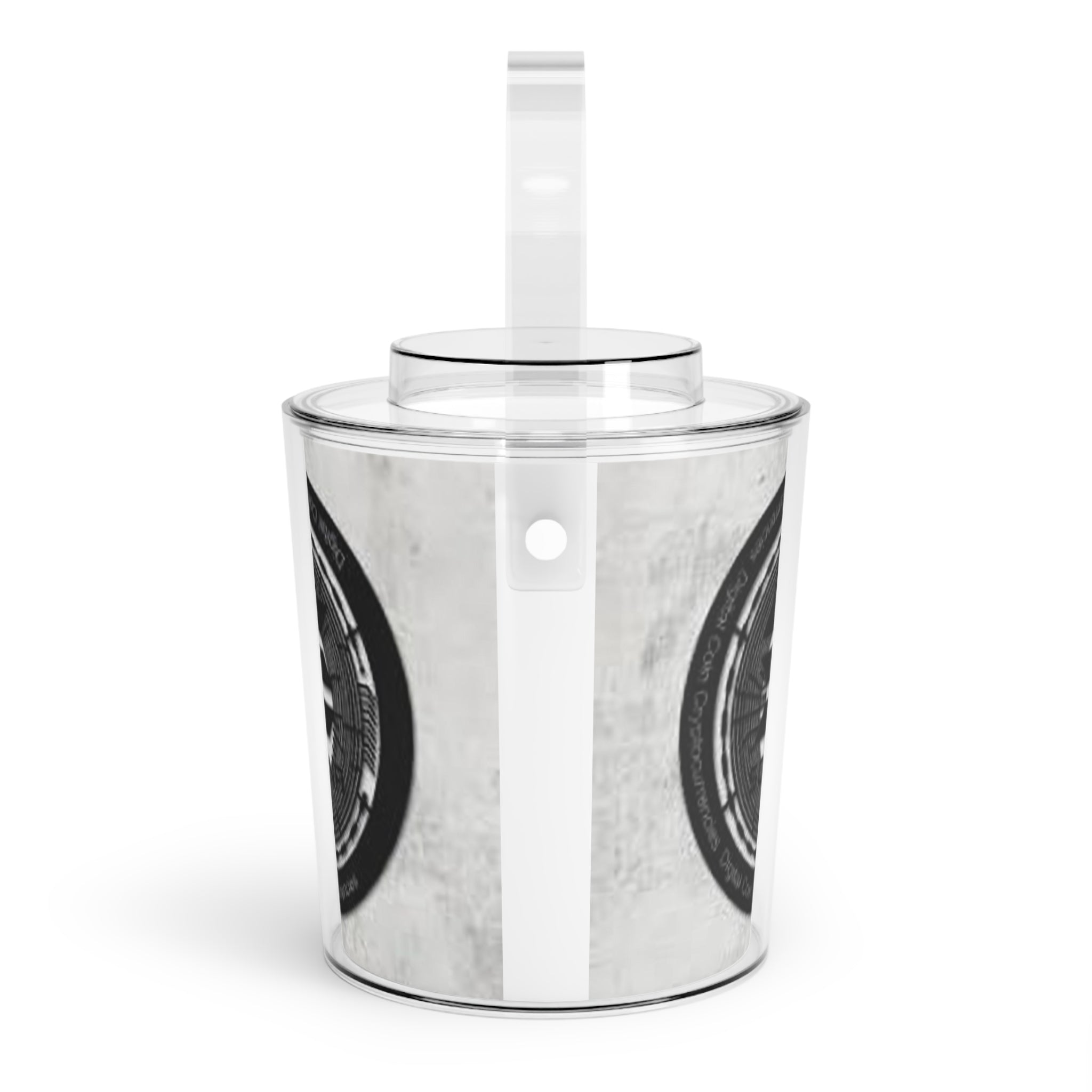 Solana Coin Logo Ice Bucket | Ice Bucket with Tongs