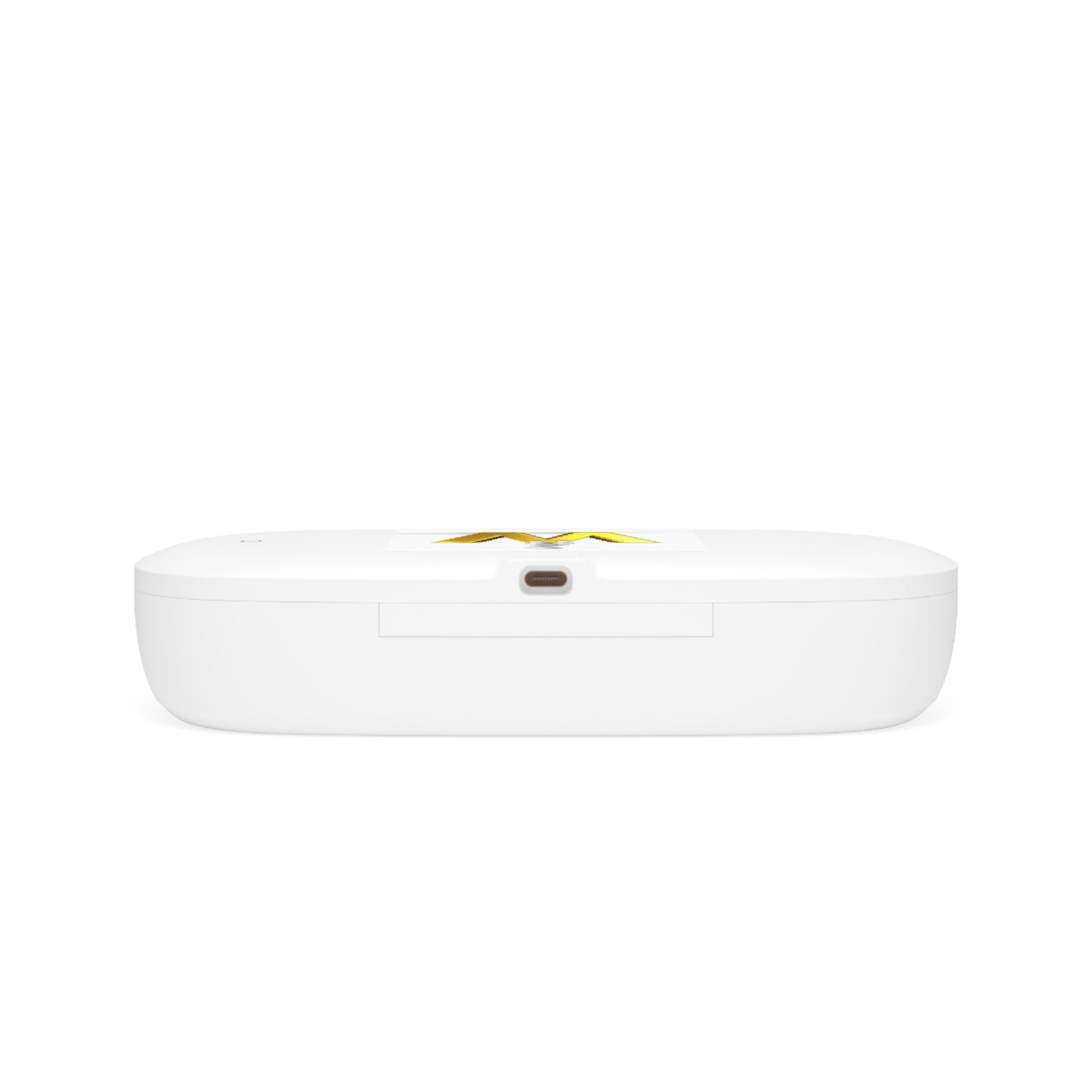 3D Gold W Letter Logo UV Phone Sanitizer and Wireless Charging Pad