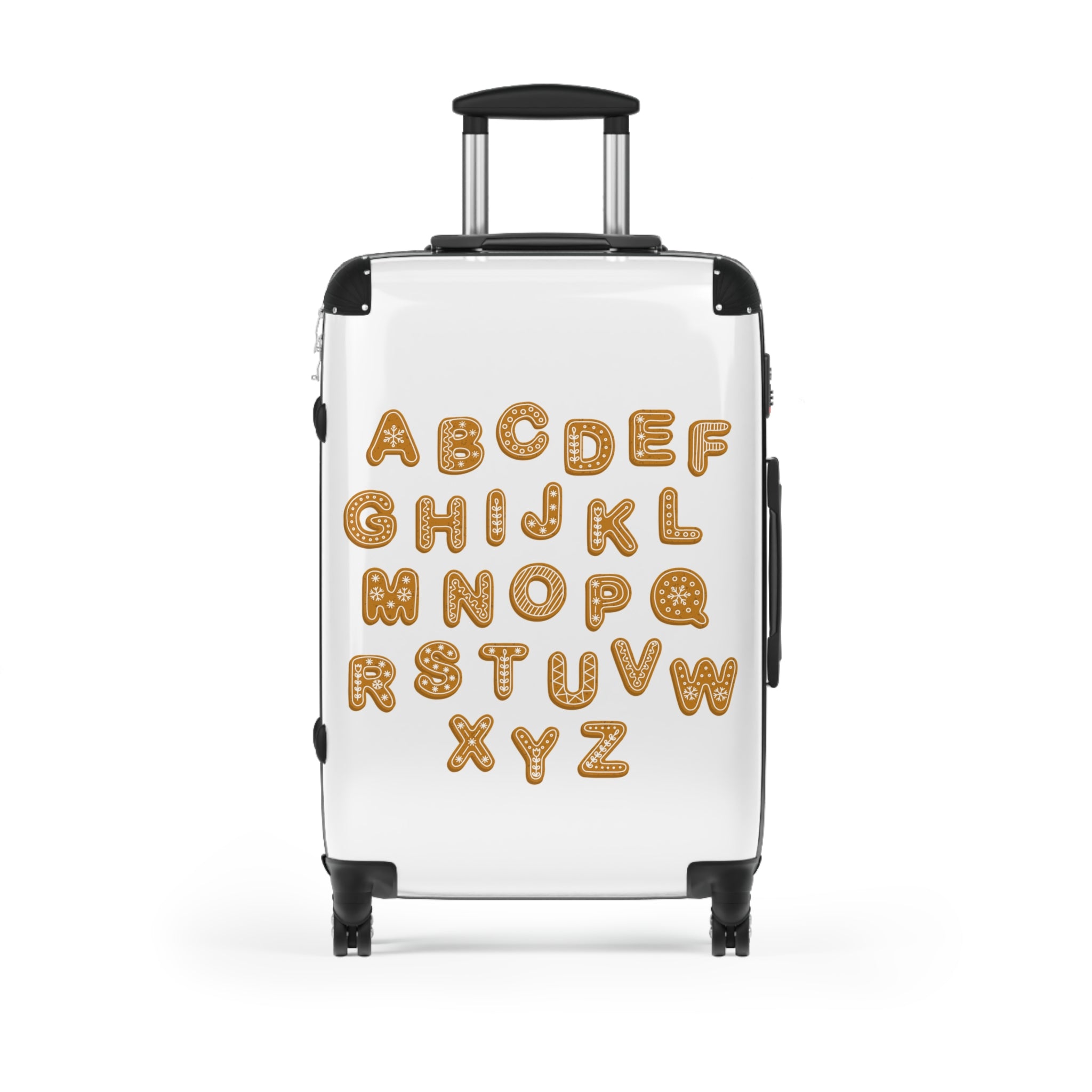 Valise Biscuits Alphabet | Housse de Bagage Lettres Alphabet, Voyage Enfants