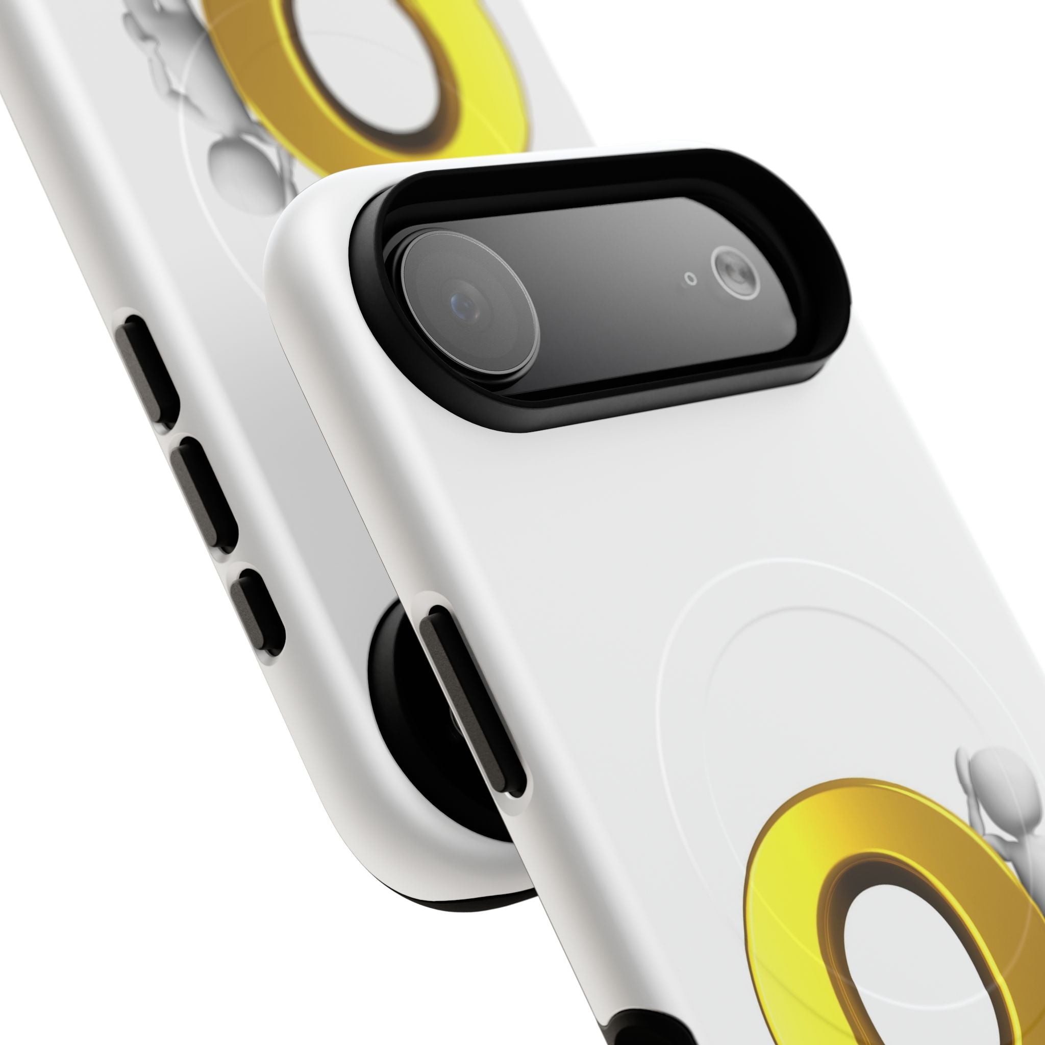 3D Gold Letter O Character phone case | Tough Magnetic Case, magnetic compatible