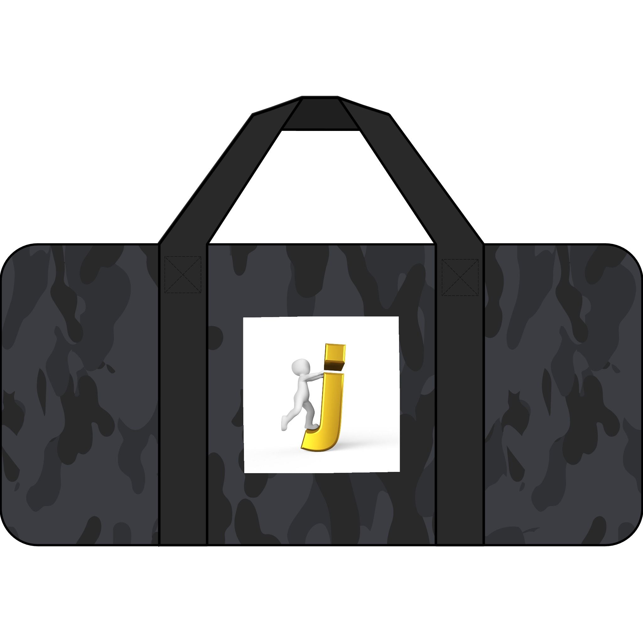 Sac de voyage Tripper Illustration Runner Lettre J 3D