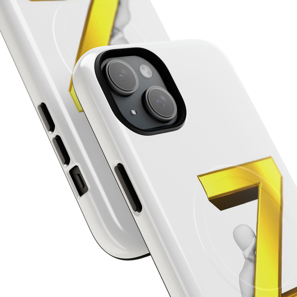 Gold 3D Letter Z Phone Case | Tough Magnetic Case