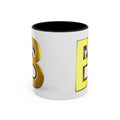 Gold Letter B with 3D Character Mug | Accent Coffee Mug