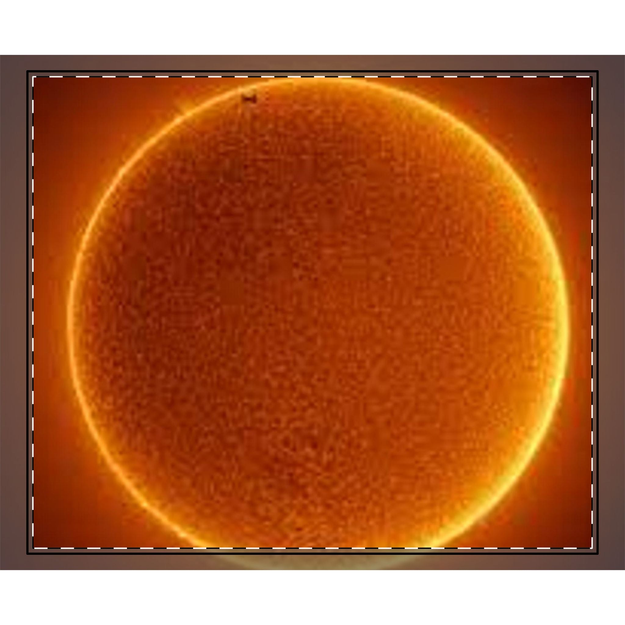 Solar Disc Woven Coverlet | Sunburst Orange Celestial Throw