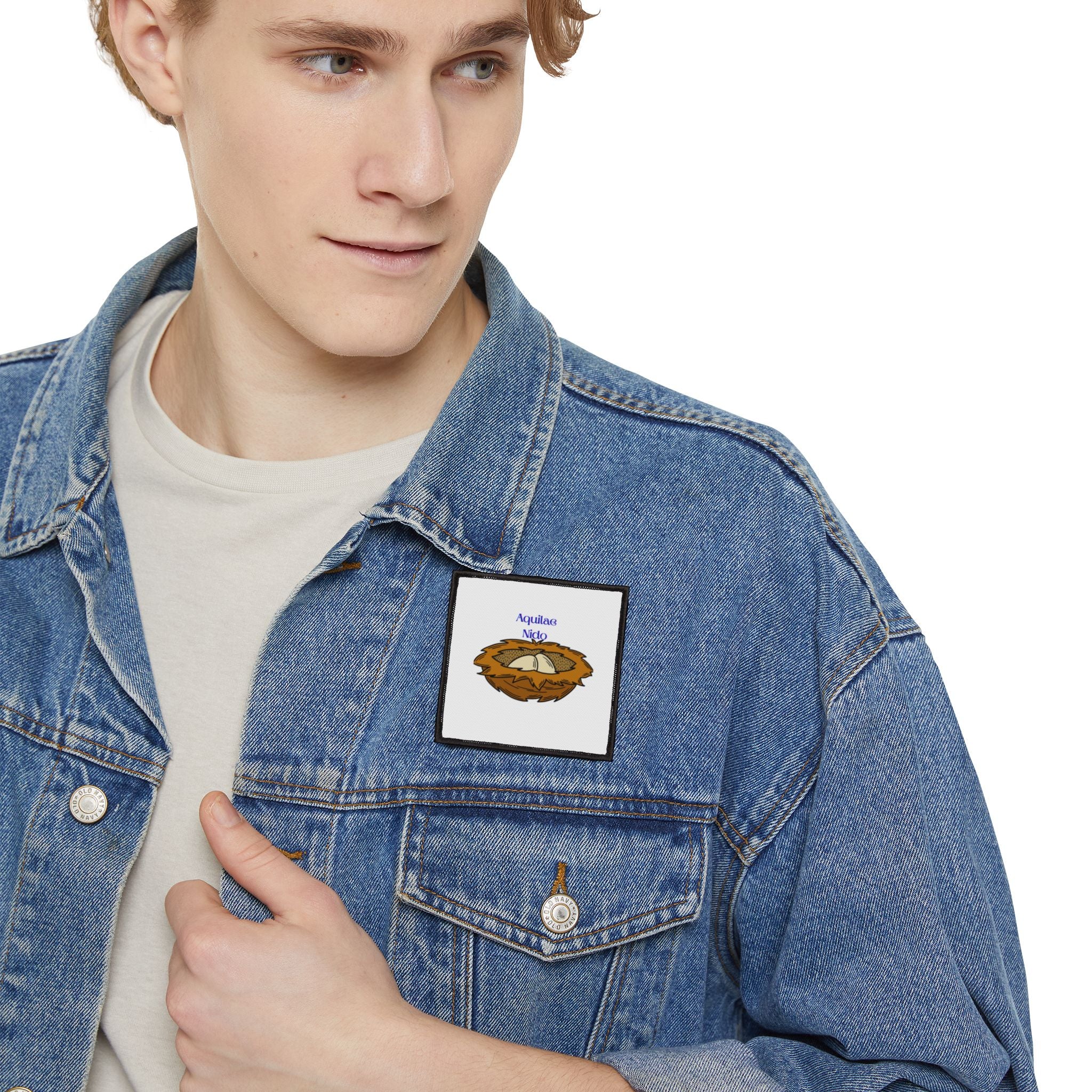 Eagle's nest with eggs patch | Iron-On Patch