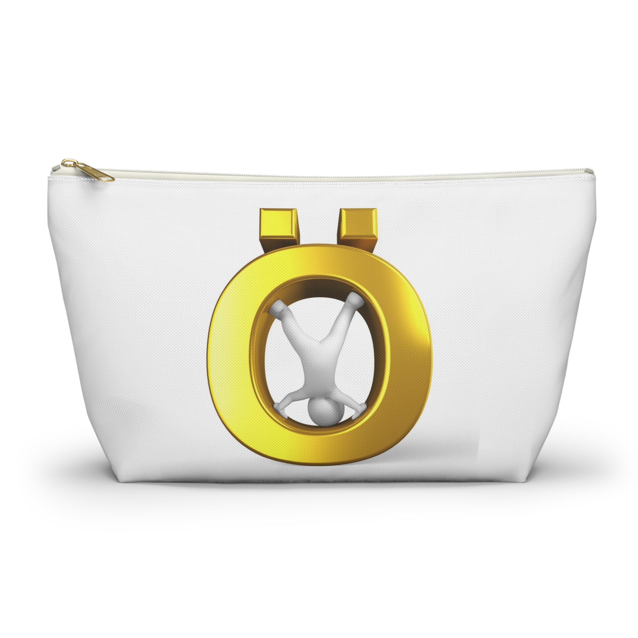Gold Letter Ö Accessory Pouch